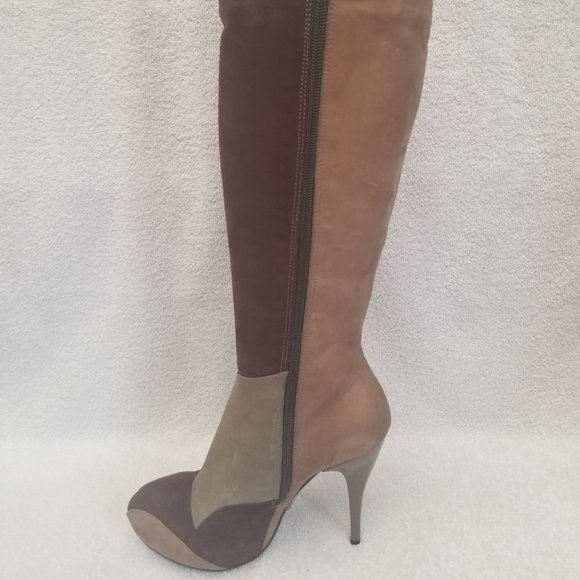 New leather tall boots in 3 colours. - Picture 4 of 7